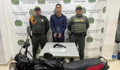 Capturan presunto homicida en Malambo.