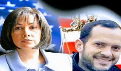 Claudia Patricia Díaz y su esposo, Adrián José Velásquez.