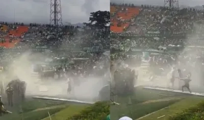 Desmanes en el Atanasio Girardot