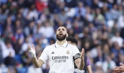 El delantero del Real Madrid, Karim Benzema