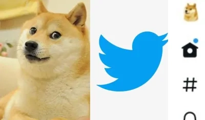 El perrito de Dogecoin que representa ahora a Twitter