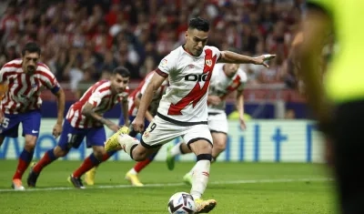 Radamel Falcao, delantero colombiano que milita en el Rayo Vallecano