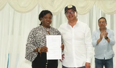 Francia Márquez y Gustavo Petro