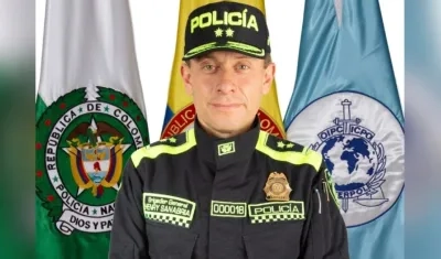 General Henry Sanabria, director de la Policía Nacional.