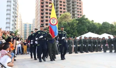 Graduación de 237 nuevos policías en Barranquilla