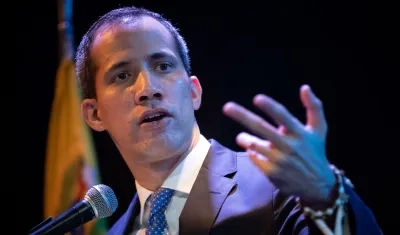 El opositor venezolano Juan Guaidó.