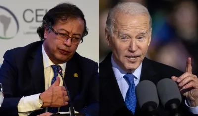 El Presidente, Gustavo Petro y su homólogo Joe Biden