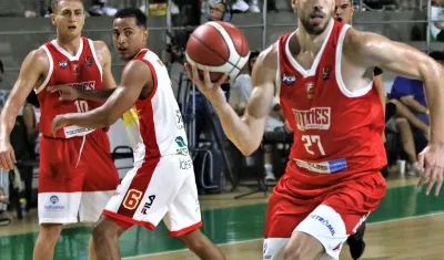 El argentino Federico Aguerre nuevamente se destacó al anotar 24 puntos.