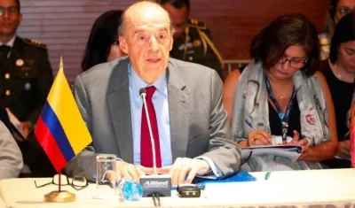 Álvaro Leyva Durán, Canciller de la República.