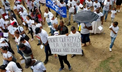 Marcha en Unguía, Chocó