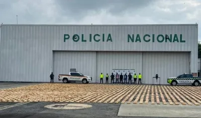 Marihuana incautada por la Policía. 