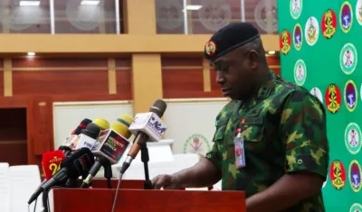 Mayor general Musa Danmadami, de Fuerzas Armadas de Nigeria