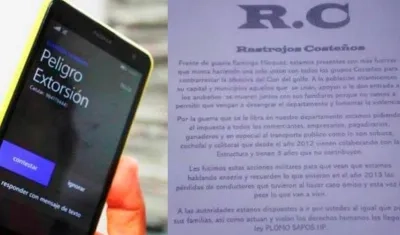 Los panfletos y las llamadas son las predilectas de los extorsionistas para intimidar a los comerciantes. 