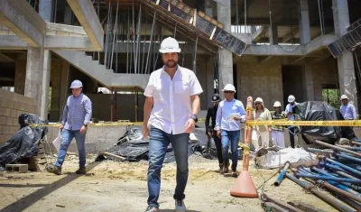 El Alcalde de Barranquilla, Jaime Pumarejo.