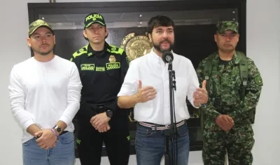 El Alcalde de Barranquilla, Jaime Pumarejo.