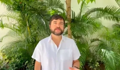 El Alcalde de Barranquilla, Jaime Pumarejo.