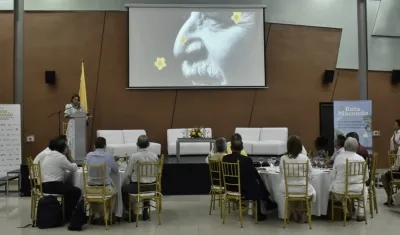 Presentación de la 'Ruta Macondo'.
