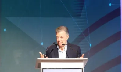 El expresidente de la República, Juan Manuel Santos.