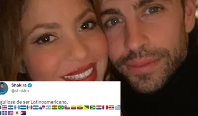 Shakira responde a comentarios de Piqué en Twitter