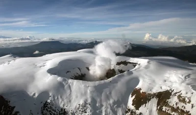 Volcán Nevado del Ruíz, hoy.