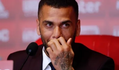 Dani Alves está en prisión desde el 20 de enero, en Barcelona.