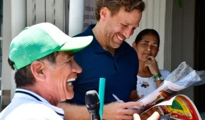 Carlos Acosta Juliao ha realizado más de 200 visitas barriales.