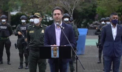 Daniel Quintero Calle, alcalde de Medellín. 