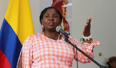 Francia Márquez, vicepresidenta de Colombia. 