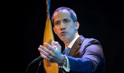 Juan Guaidó, líder opositor venezolano.