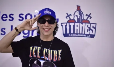 Jorge Castro 'Jorshca', intérprete de la canción 'Titanes ya llegó'.