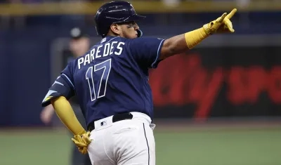 El mexicano Isaac Paredes bateó jonrón solitario en la cuarta entrada para Tampa Bay 