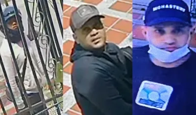 Las tres hombres implicados