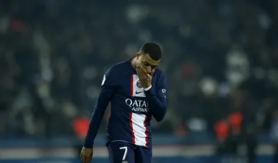 Kylian Mbappé, delantero del París Saint Germain.