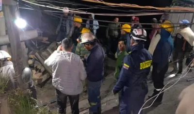 La explosión en la mina se produjo en la madrugada de este jueves. 