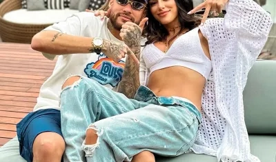 Neymar y la modelo y empresaria Bruna Biancardi.