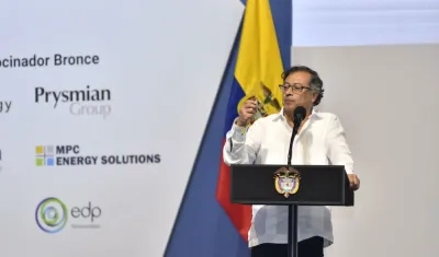 El Presidente Gustavo Petro en la clausura del Sexto Encuentro y Feria Renovables Latam 