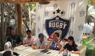 Acto de lanzamiento del Torneo de Rugby Sebastián Palacios. 