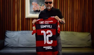 Jorge Sampaoli firmó hasta diciembre de 2024 con Flamengo. 