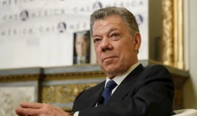 El expresidente de la República, Juan Manuel Santos.