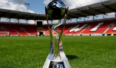 El trofeo del Mundial Sub-20 de fútbol.