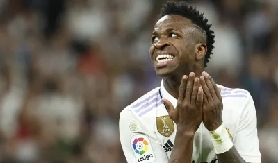 El brasileño Vinicius Junior, atacante del Real Madrid.