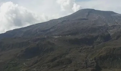 Volcán Nevado del Ruiz.