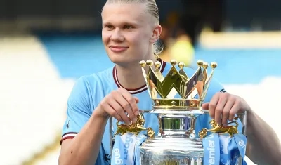 Erling Haaland es el máximo artillero de la Premier con 36 tantos. 