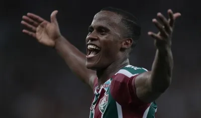 El colombiano Jhon Arias marcó el tercer y el quinto gol de Fluminense.