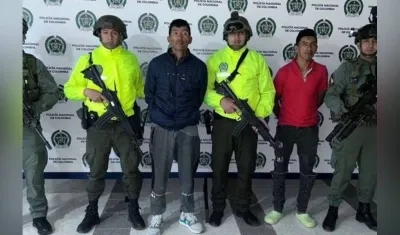 Los dos imputados por la Fiscalía por el crimen de la líder social. 