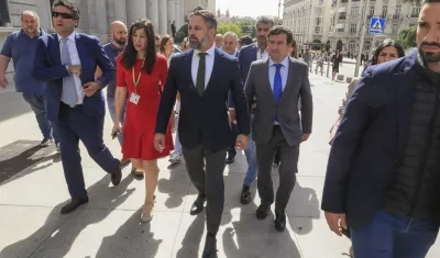 El líder de la formación de ultraderecha española Vox, Santiago Abascal.