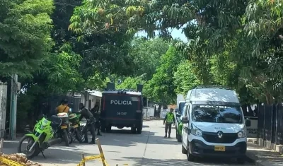 El Esmad tuvo que hacer presencia para la Estación La Permanente de Valledupar. 