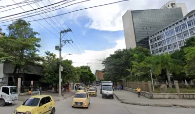 Calle 40 con carrera 45, donde ocurrió la balacera. 