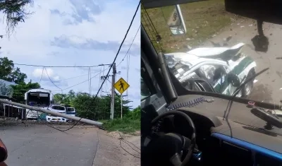 Así se encuentra el lugar donde ocurrió el ataque terrorista. 