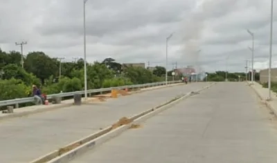 Lugar donde ocurrió el accidente.